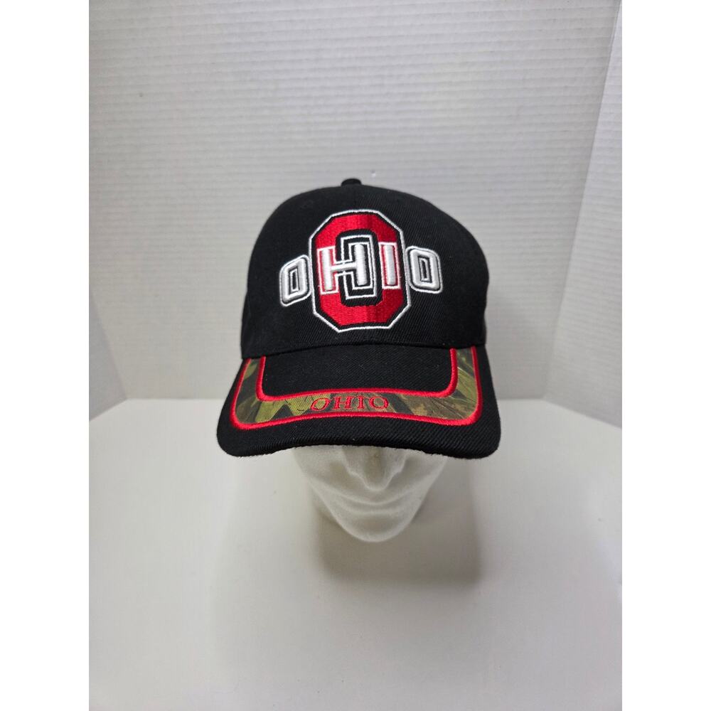 Ohio State Buckeyes Embroidered Camo Brim Hat